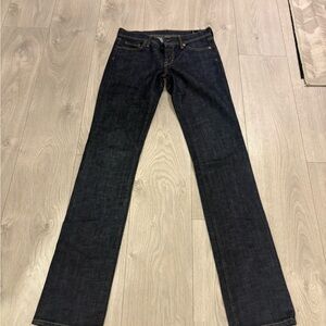 Citizens Of Humanity Dark Blue Straight Leg Jeans